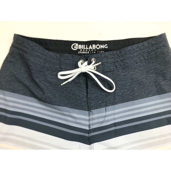 Billabong Board Shorts Recycler Spinner Lo Tide Stripe Swim Trunks Men's Size 28 - Picture 4 of 7